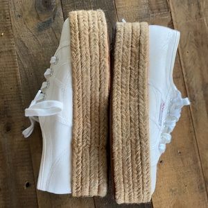 Superga | Rope White Platform Sneakers | 36 / 6